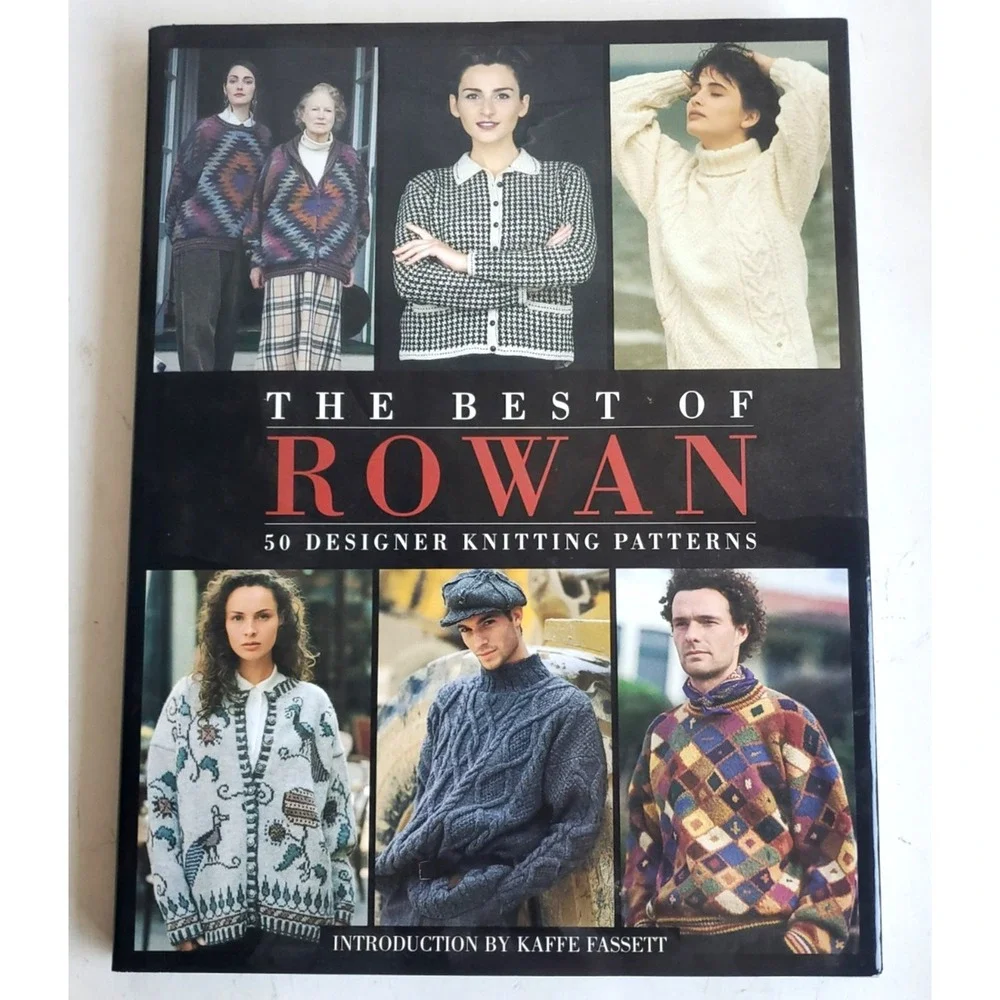 The Best Of Rowan Fifty Designer Patterns Hardcover By Fassett Kaffe 1998 NOS